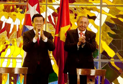 ປະທານປະເທດເຈືອງເຕິ໋ນຊາງສິ້ນສຸດການຢ້ຽມຢາມກູບາຢ່າງເປັນທາງການ